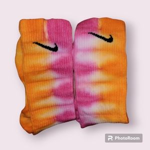 Tie dye Nike socks